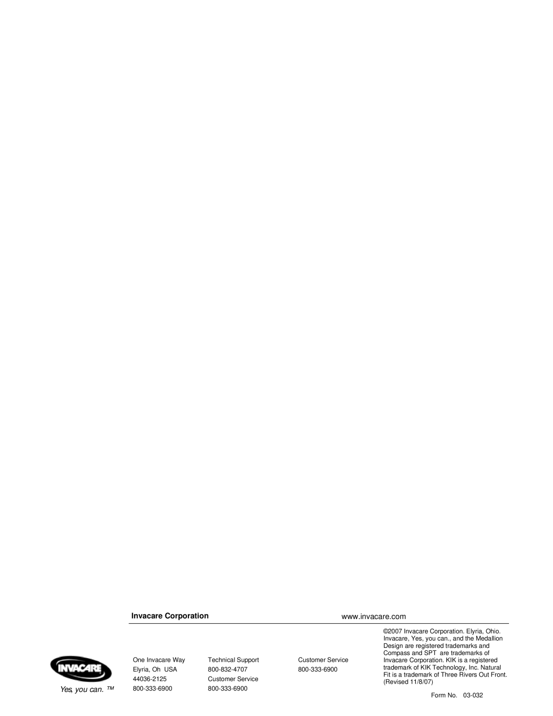 Invacare Compass SPT manual Yes, you can 