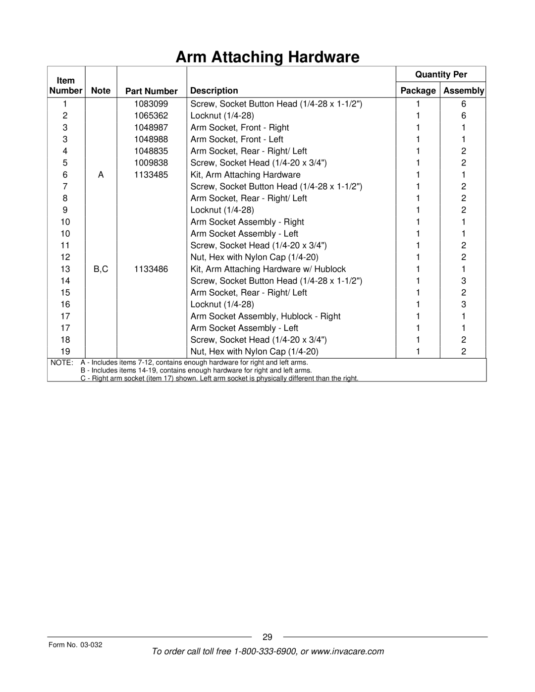 Invacare Compass SPT manual Includes 