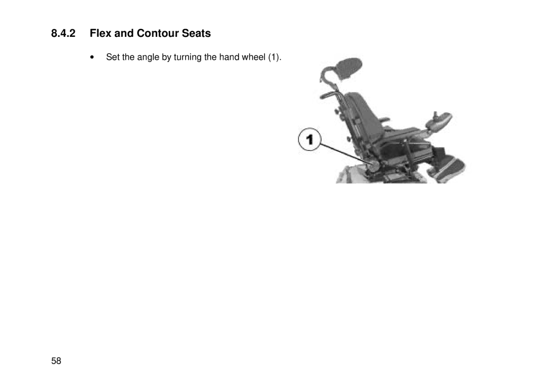 Invacare Electric wheelchair manual Flex and Contour Seats 