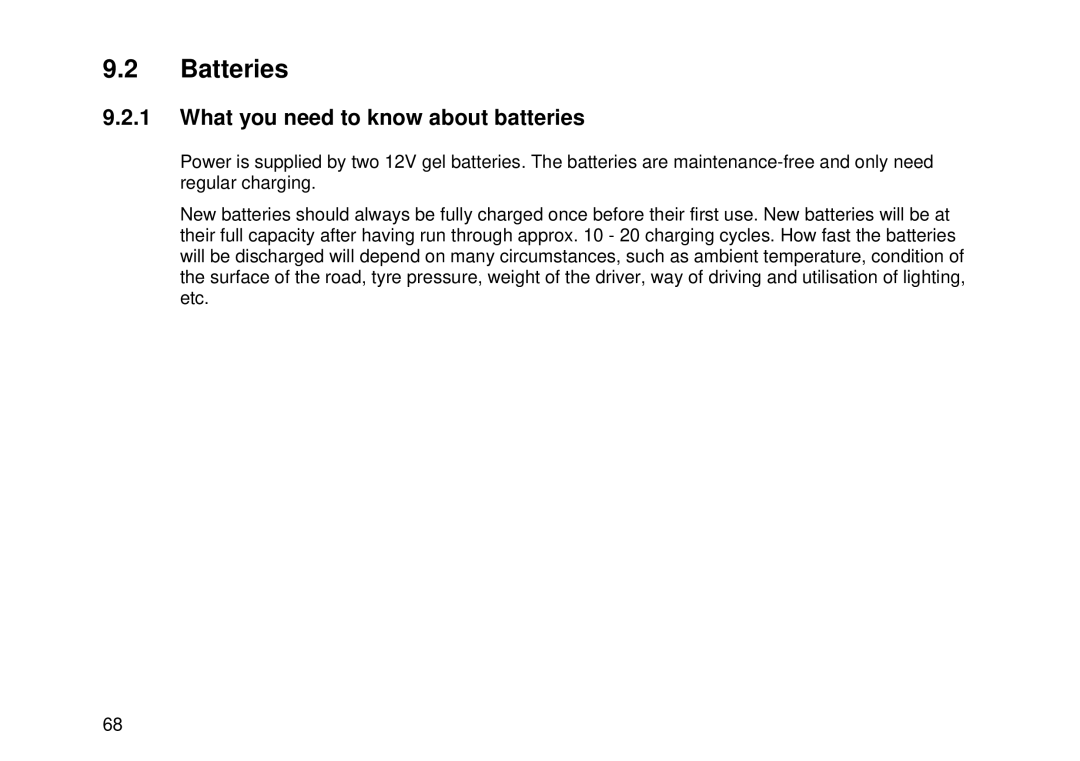 Invacare Electric wheelchair manual Batteries, What you need to know about batteries 