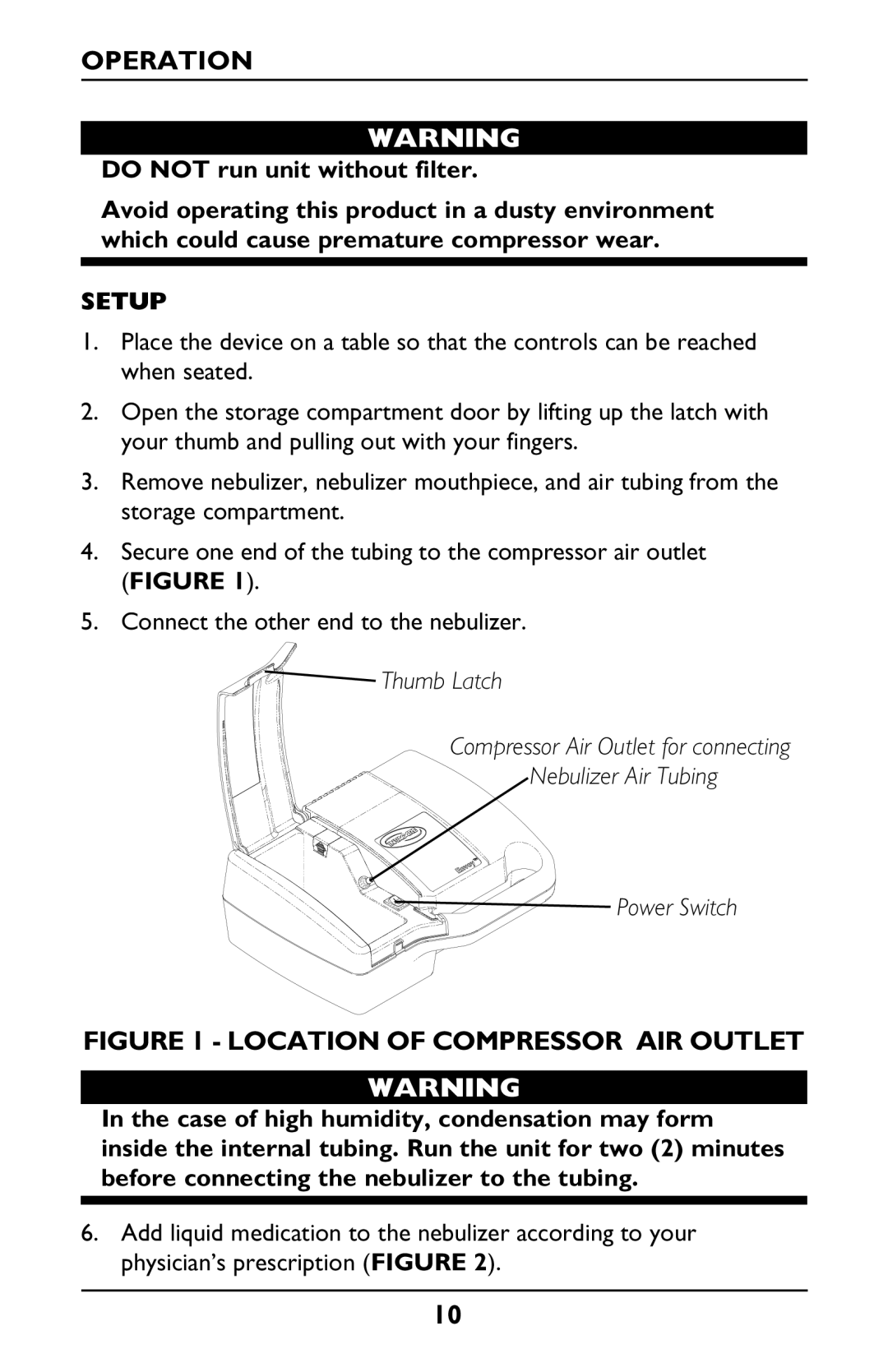 Invacare Envoy owner manual Operation, Setup 