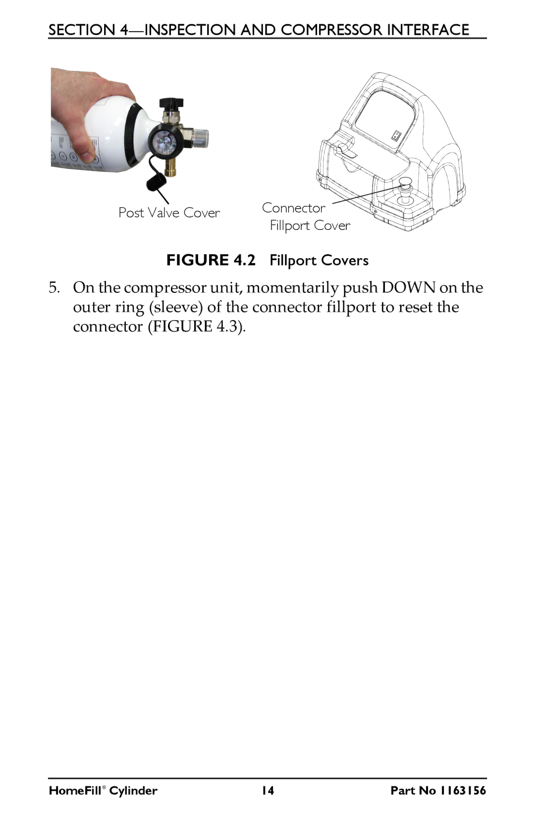 Invacare HF2E540M9 manual Fillport Covers 