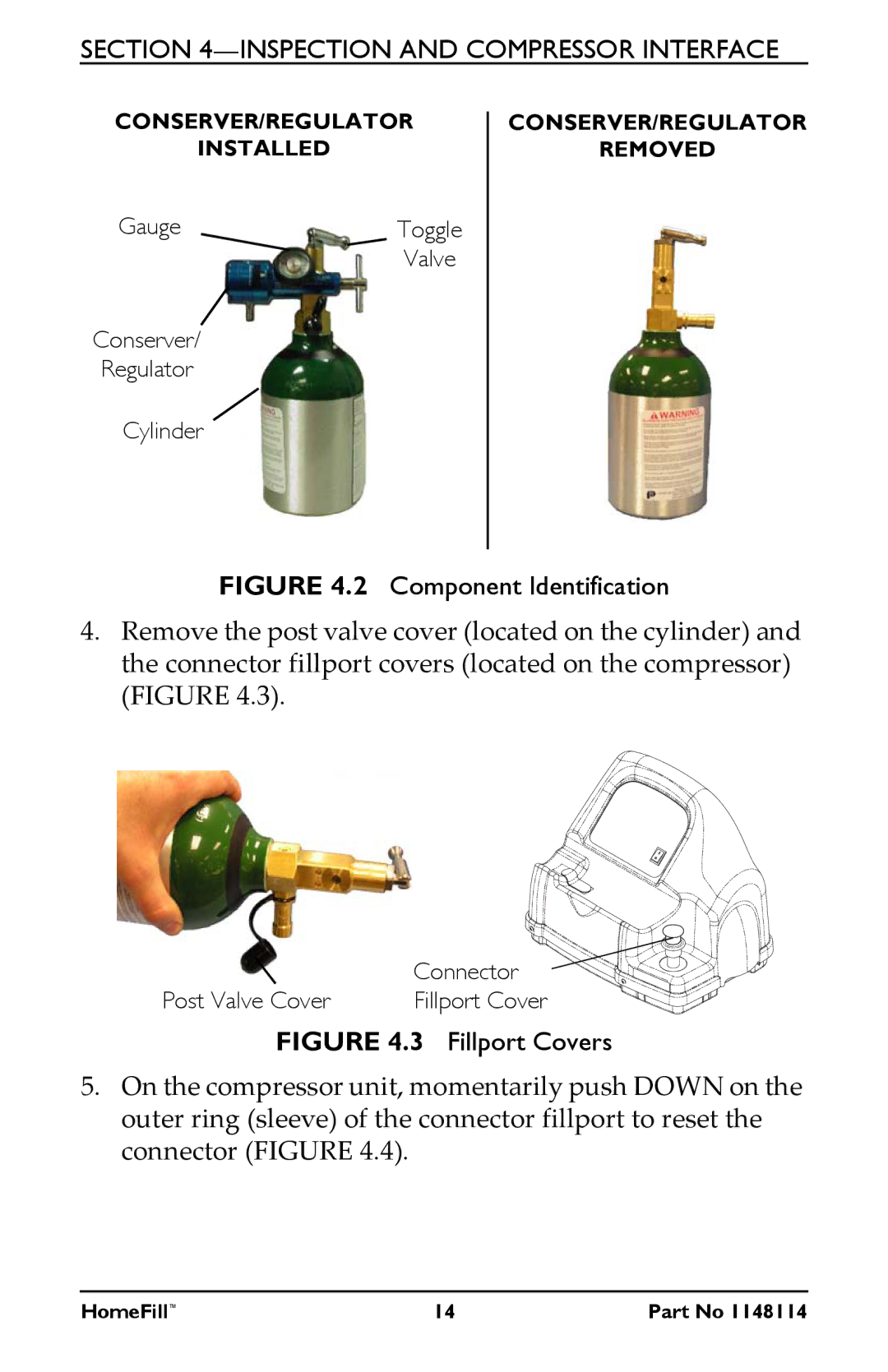 Invacare HF2POSTD, HF2POST6, HF2POST9, 1148114 manual Component Identification 