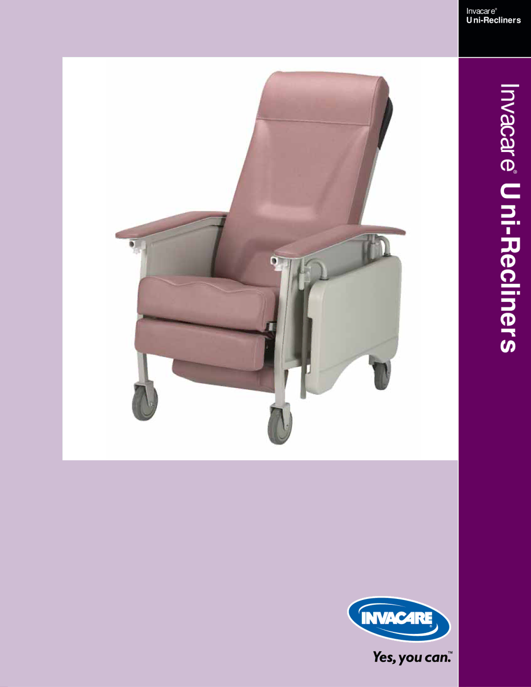 Invacare IH6077A, IH6074A, IH6065 specifications Invacare Uni-Recliners 