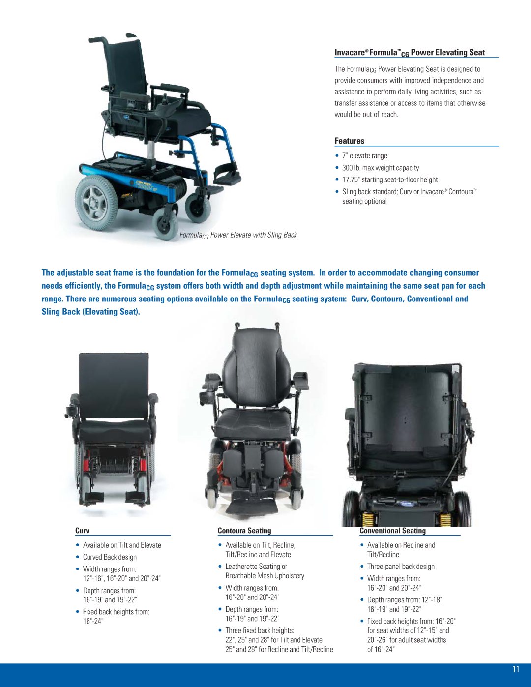 Invacare Invacare Formula CG powered seating, Invacare torque 3, Invacare  Arrow Invacare FormulaCG Power Elevating Seat 