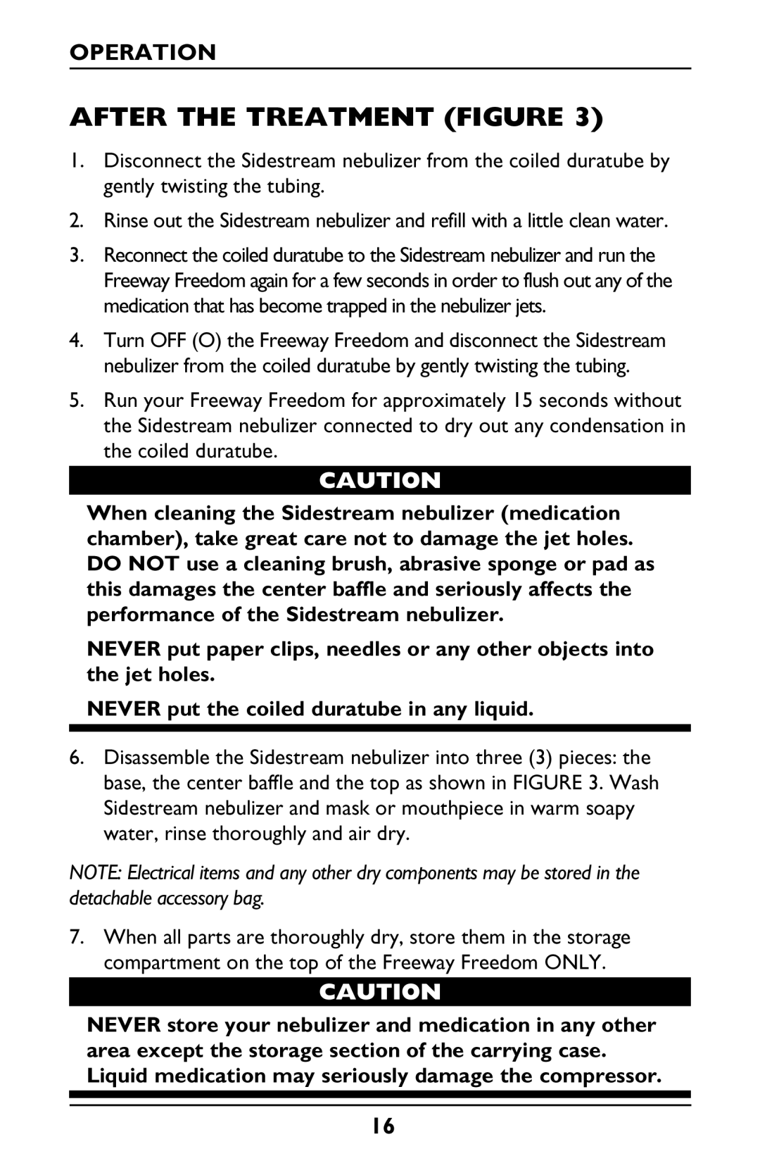 Invacare IRC1175 manual After the Treatment Figure 