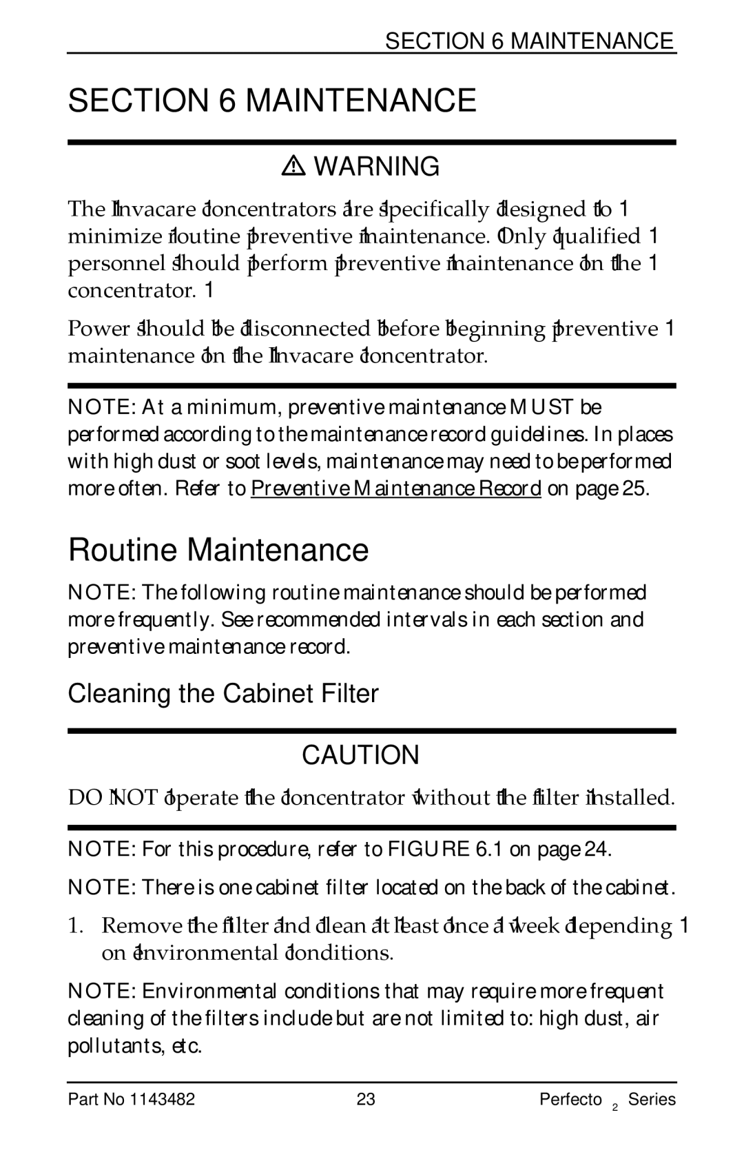 Invacare IRC5PO2V, IRC5PO2W user manual Routine Maintenance 