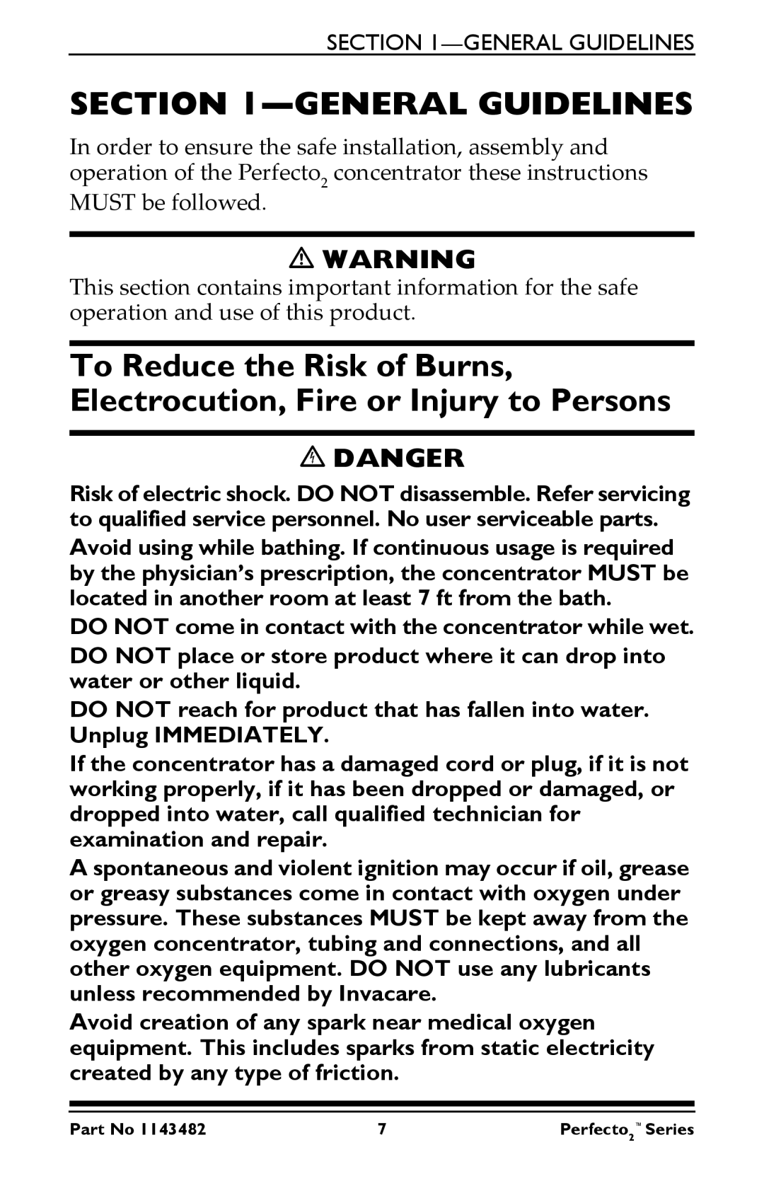 Invacare IRC5PO2V, IRC5PO2W user manual General Guidelines 