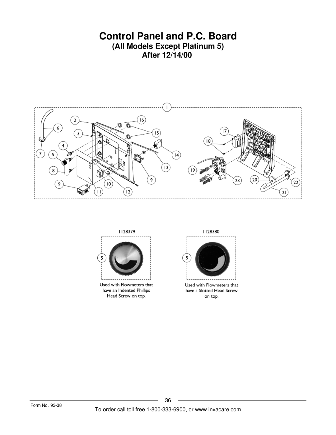 Invacare IRC5PW manual All Models Except Platinum After 12/14/00 