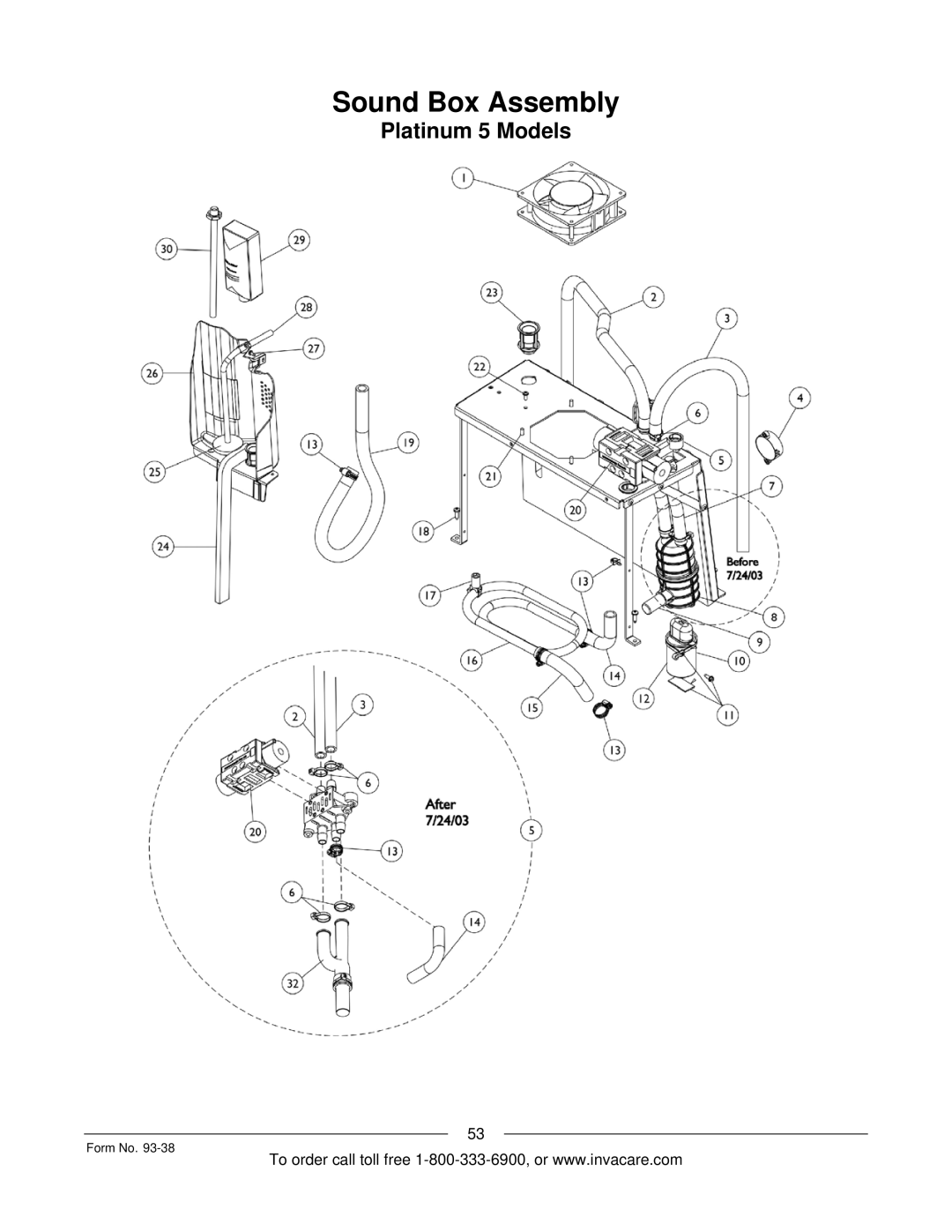 Invacare IRC5PW manual Platinum 5 Models 