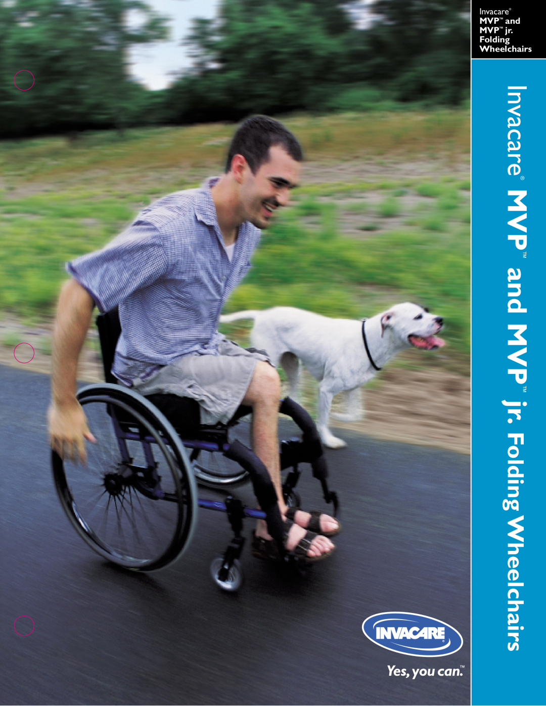 Invacare MVP manual I N V A C A R E, Folding Wheelchair 