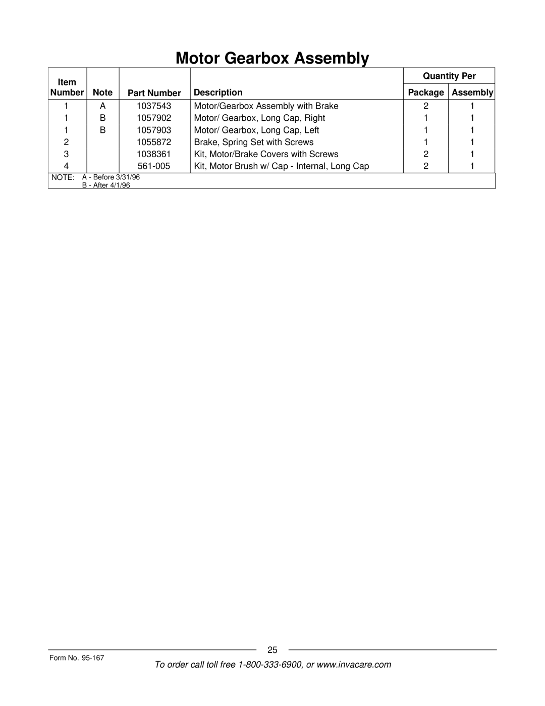 Invacare P7ETM manual Before 