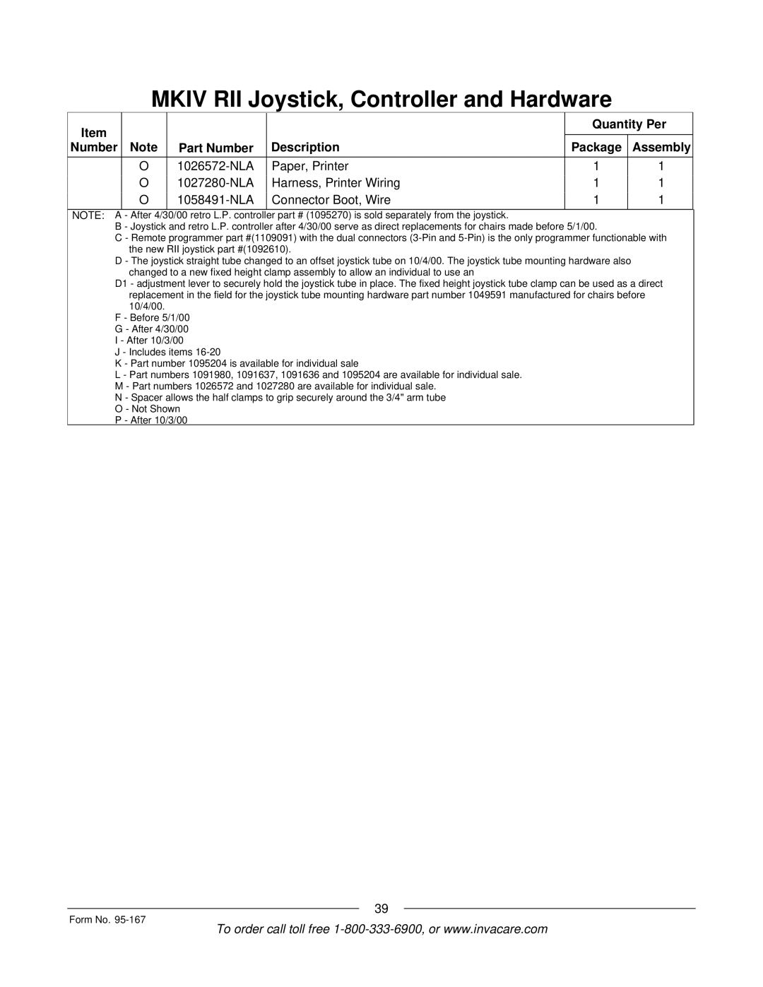 Invacare P7ETM manual After 4/30/00 retro L.P. controller 