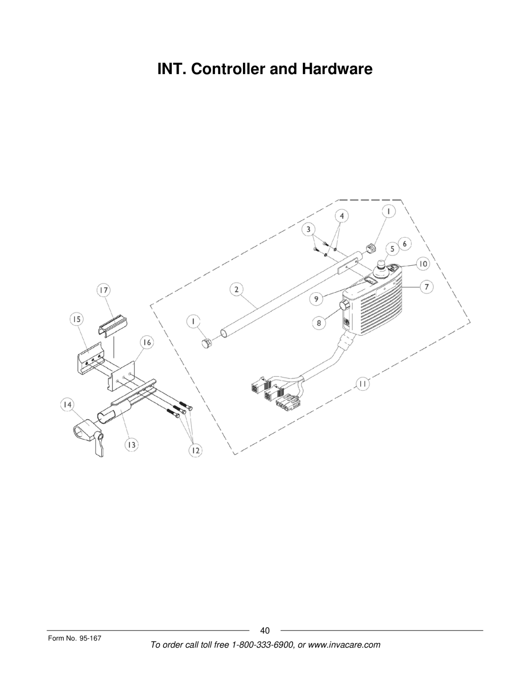 Invacare P7ETM manual INT. Controller and Hardware 