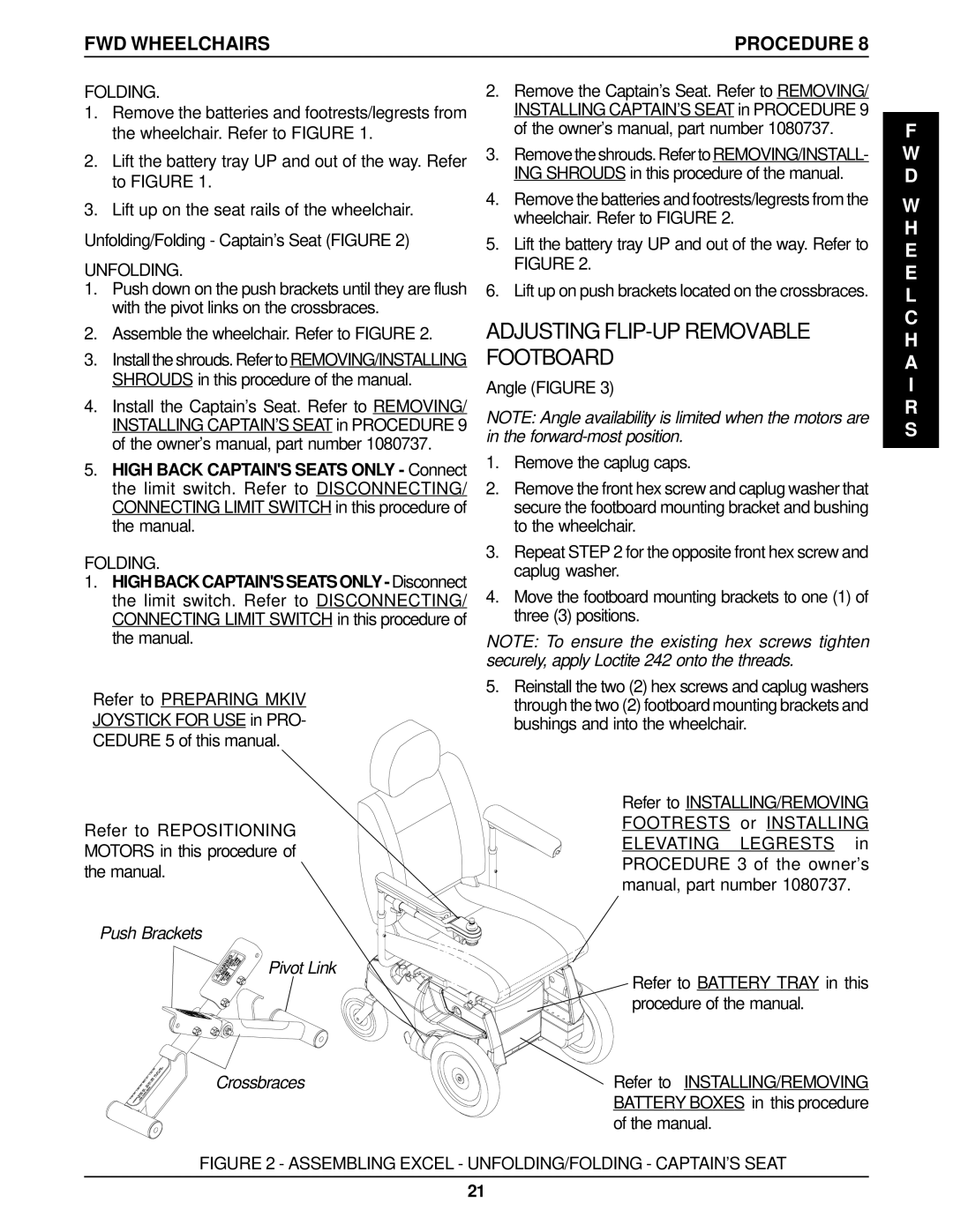 Invacare P9000 Adjusting FLIP-UP Removable Footboard, FWD Wheelchairs, Unfolding/Folding Captains Seat Figure 