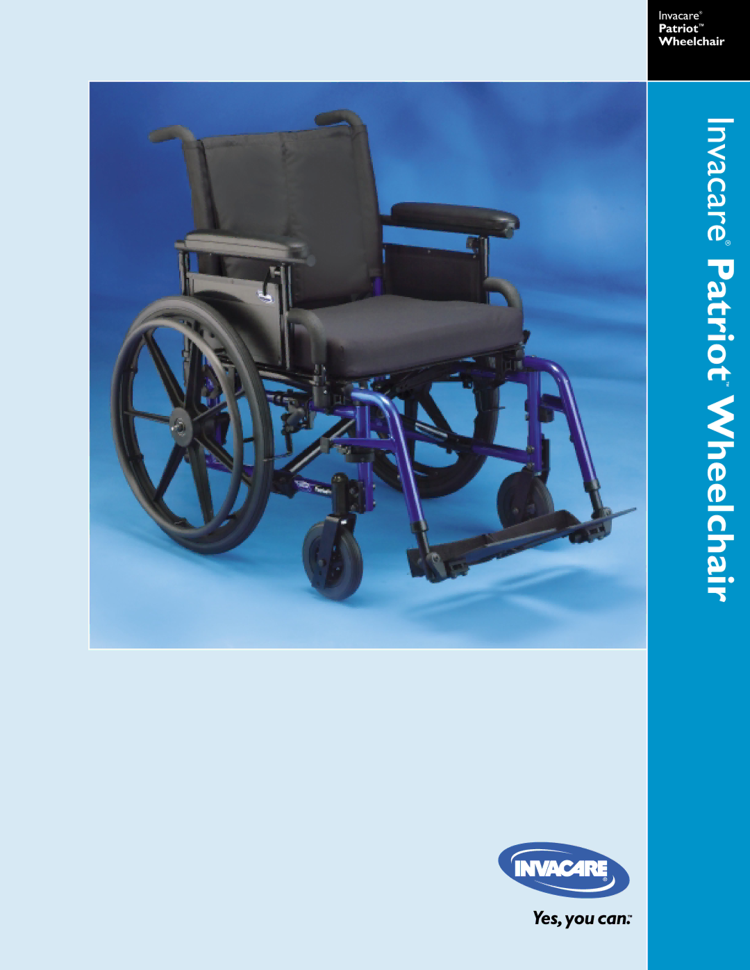 Invacare manual Invacare Patriot Wheelchair 