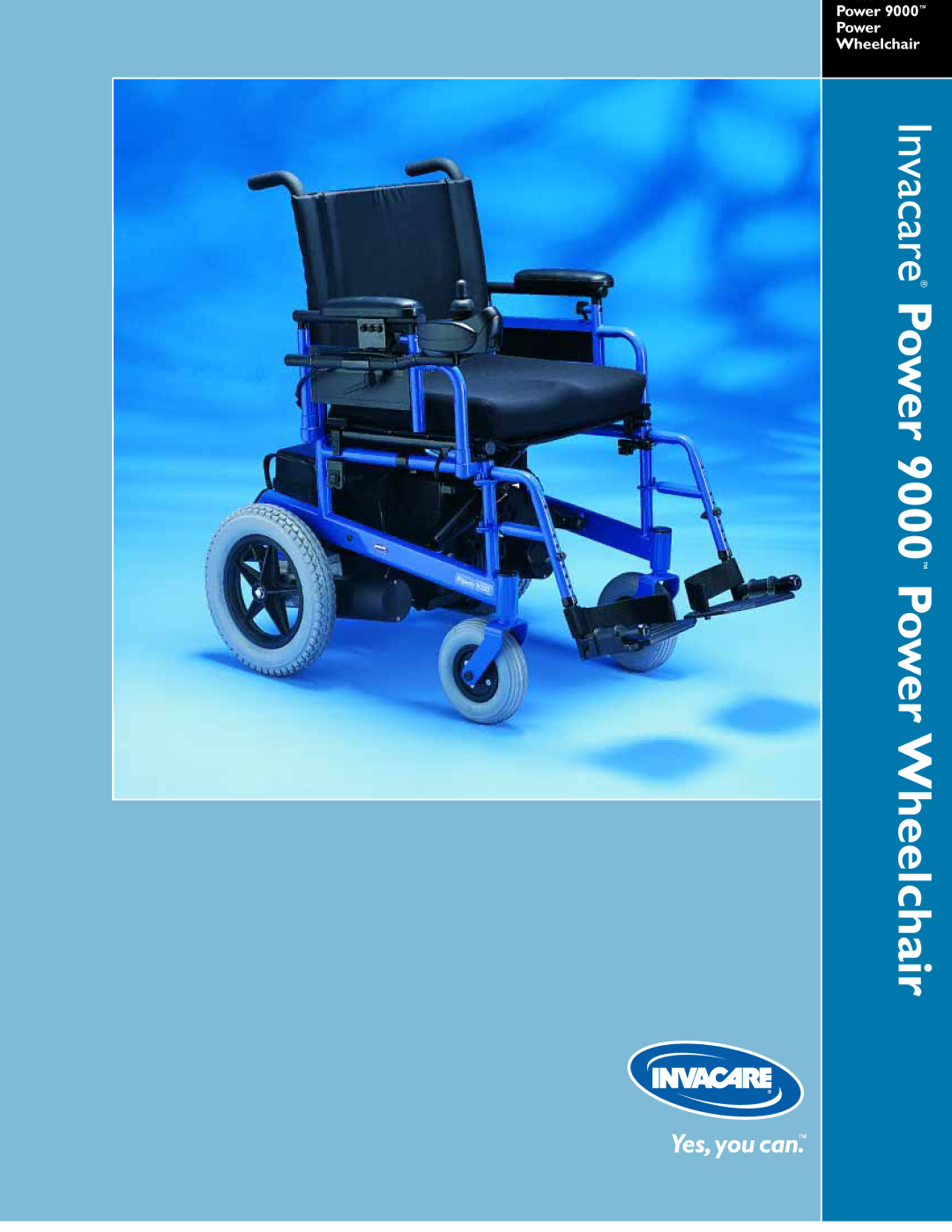 Invacare specifications Invacare Power 9000 Power Wheelchair 