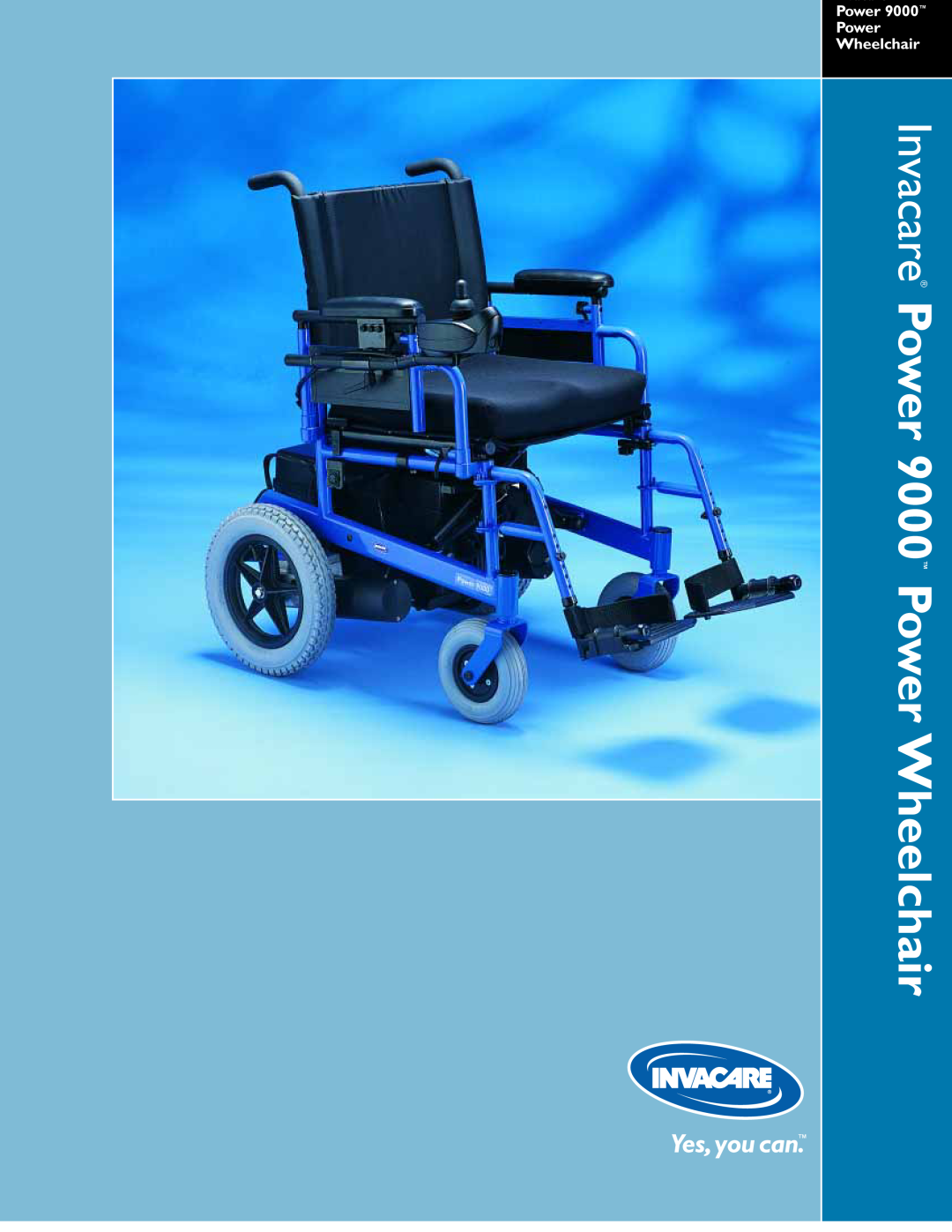 Invacare specifications Invacare Power 9000 Power Wheelchair, Power Power Wheelchair 