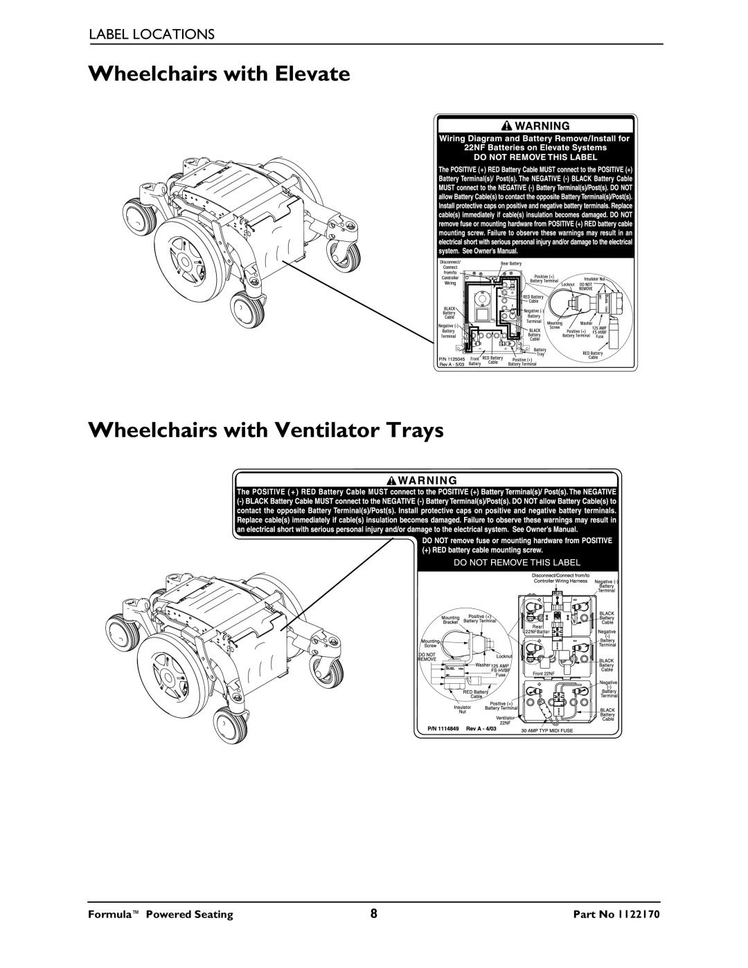 Invacare Powered Seating manual Wheelchairs with Elevate Wheelchairs with Ventilator Trays 