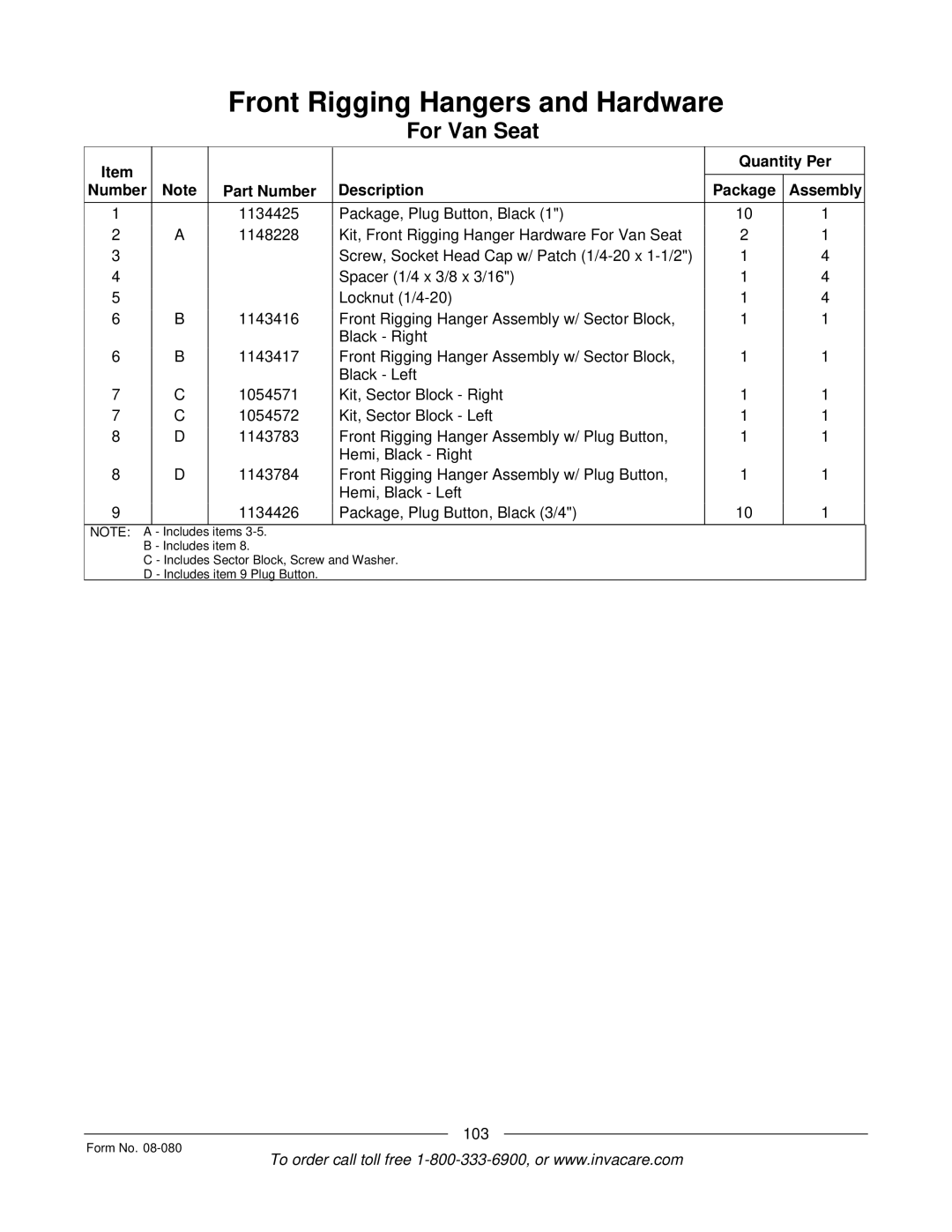 Invacare Powered Wheelchair manual 103 