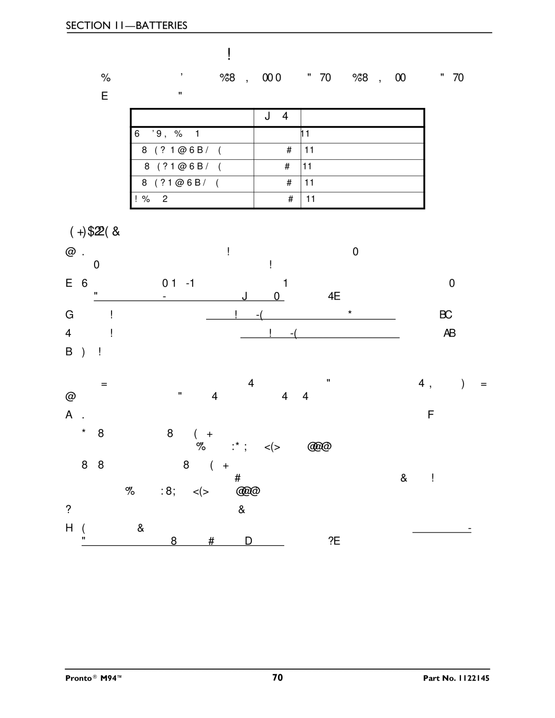 Invacare Pronto M71 manual Installing/Removing the Batteries, Tool QTY Comments 