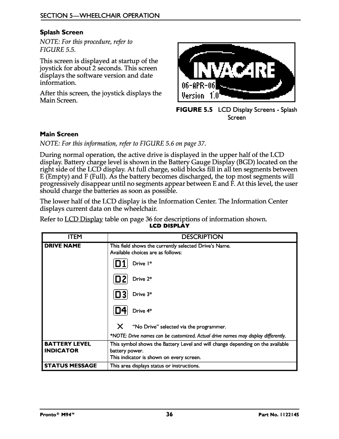Invacare Pronto M71 manual 
