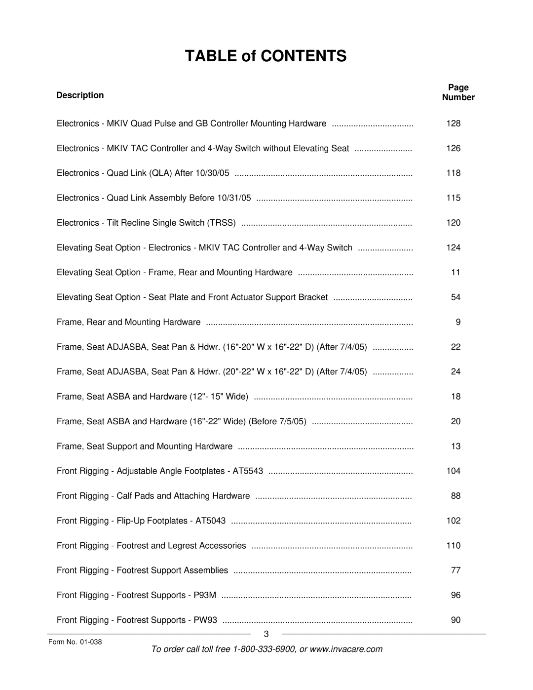 Invacare PTO-STM, ESS-PTO manual 118 