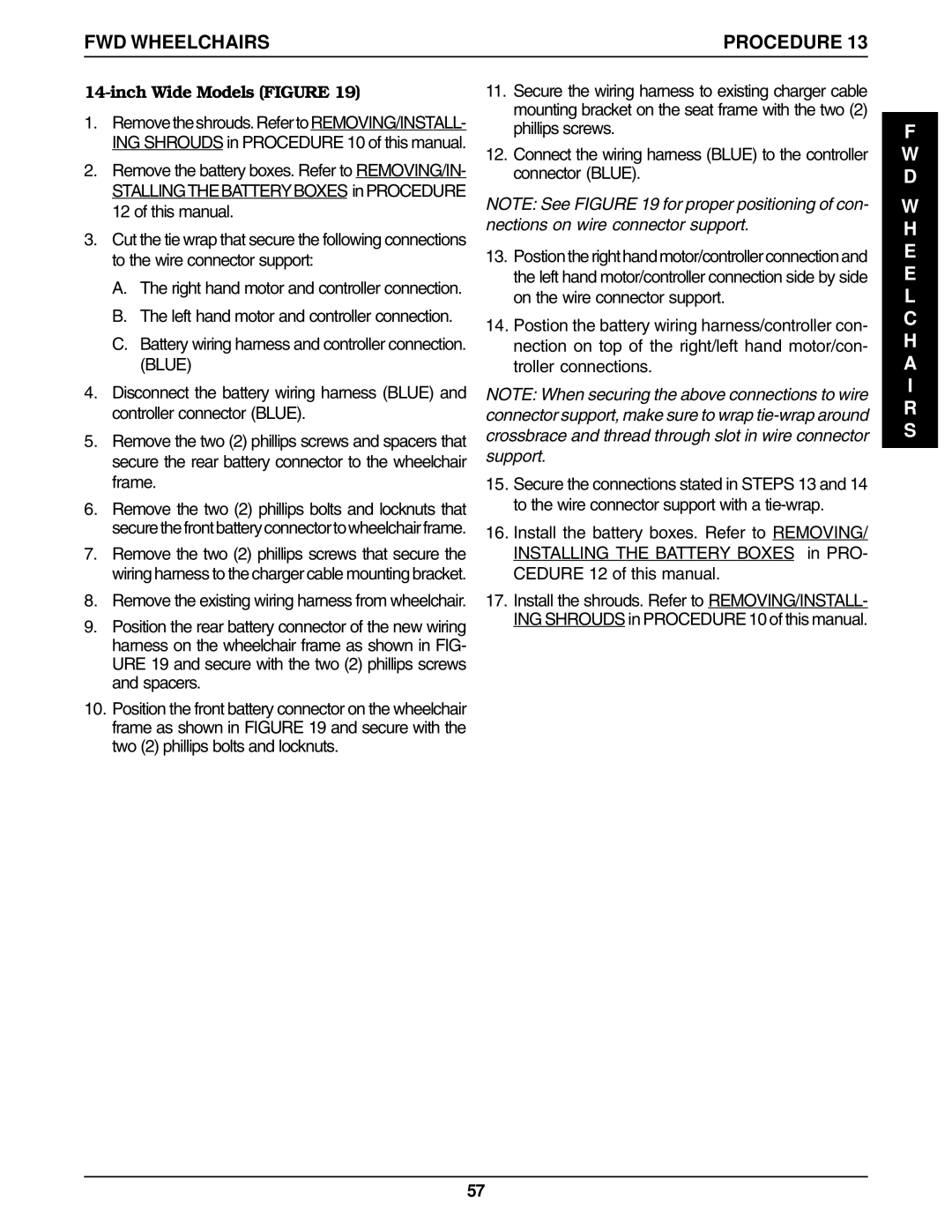 Invacare Ranger IISTANDARD, Ranger IIJR, Ranger IIBASIC, Ranger II250 SERIES service manual Inch Wide Models Figure 