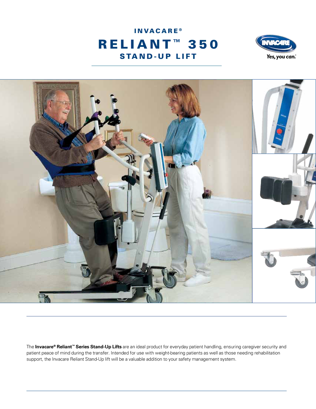 Invacare RPS350-1, RPS350-2 manual L i a n t 3 5, Ta n d u p L i f t 