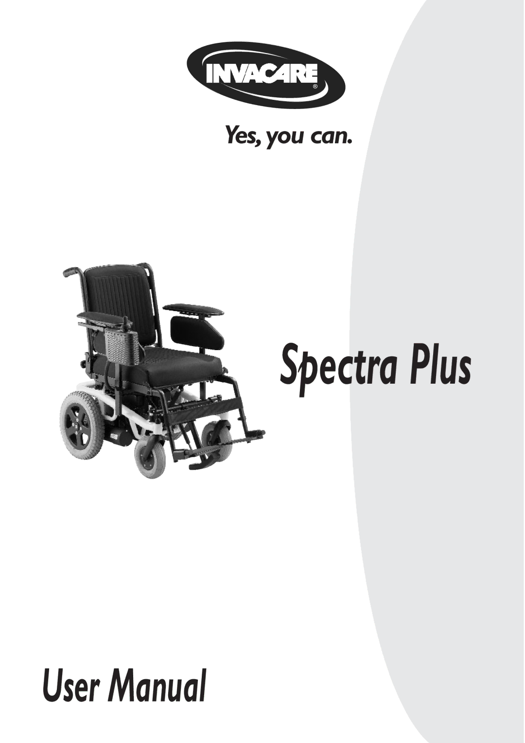 Invacare Spectra Plus user manual 