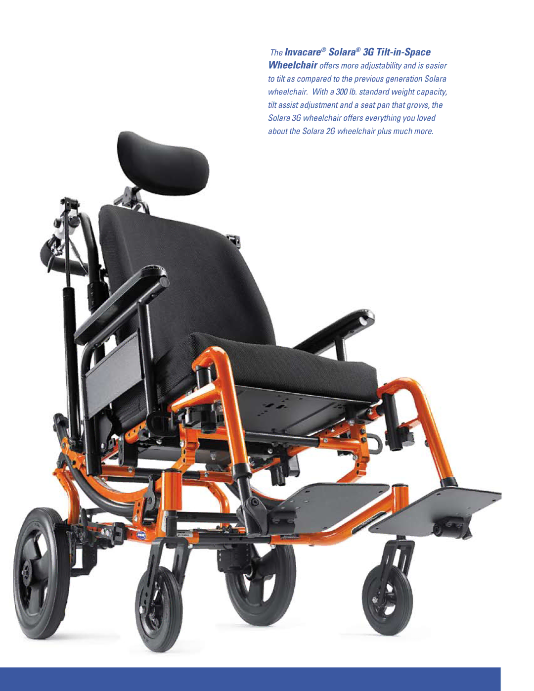 Invacare Spree 3G manual Invacare Solara 3G Tilt-in-Space 