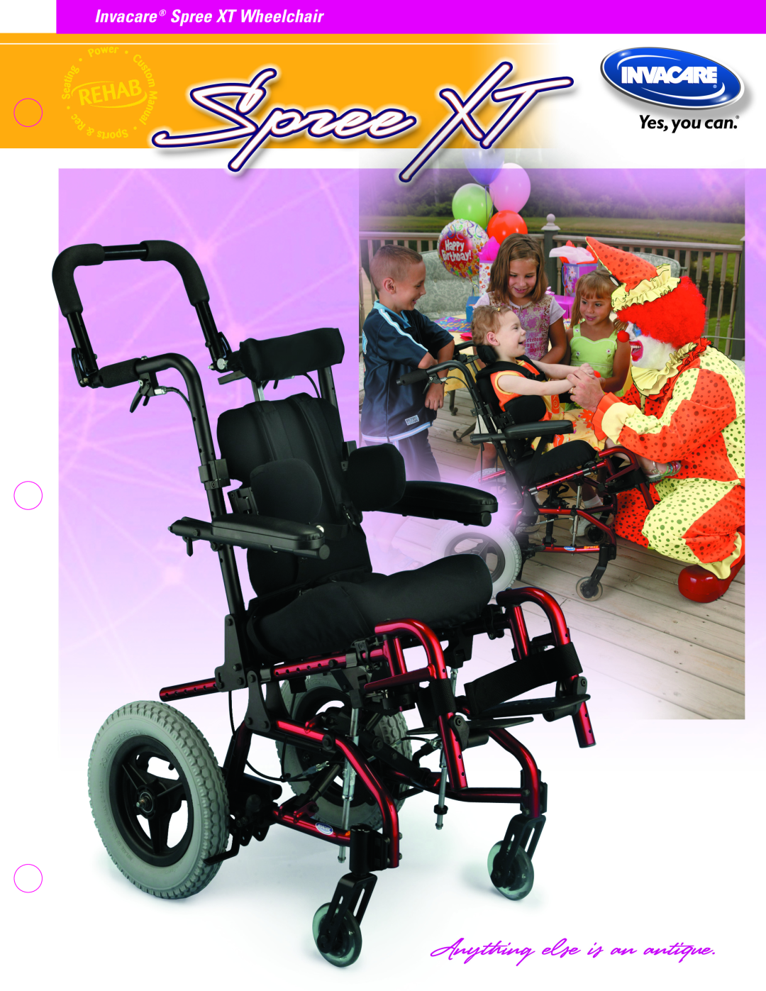 Invacare manual Invacare Spree XT Wheelchair 