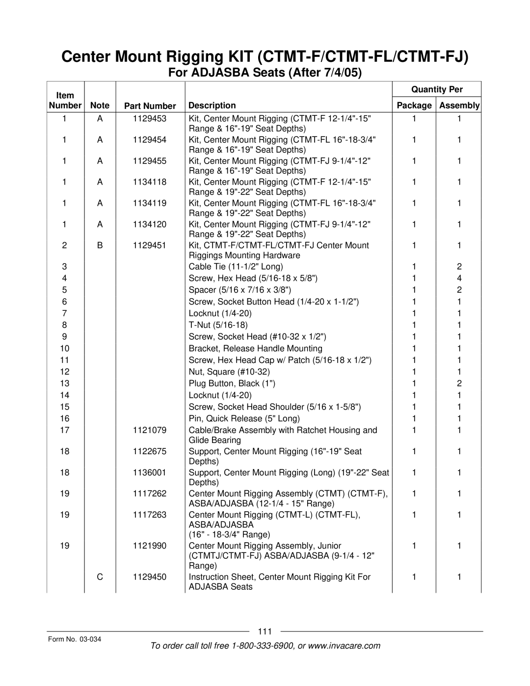 Invacare Storm Series manual 111 