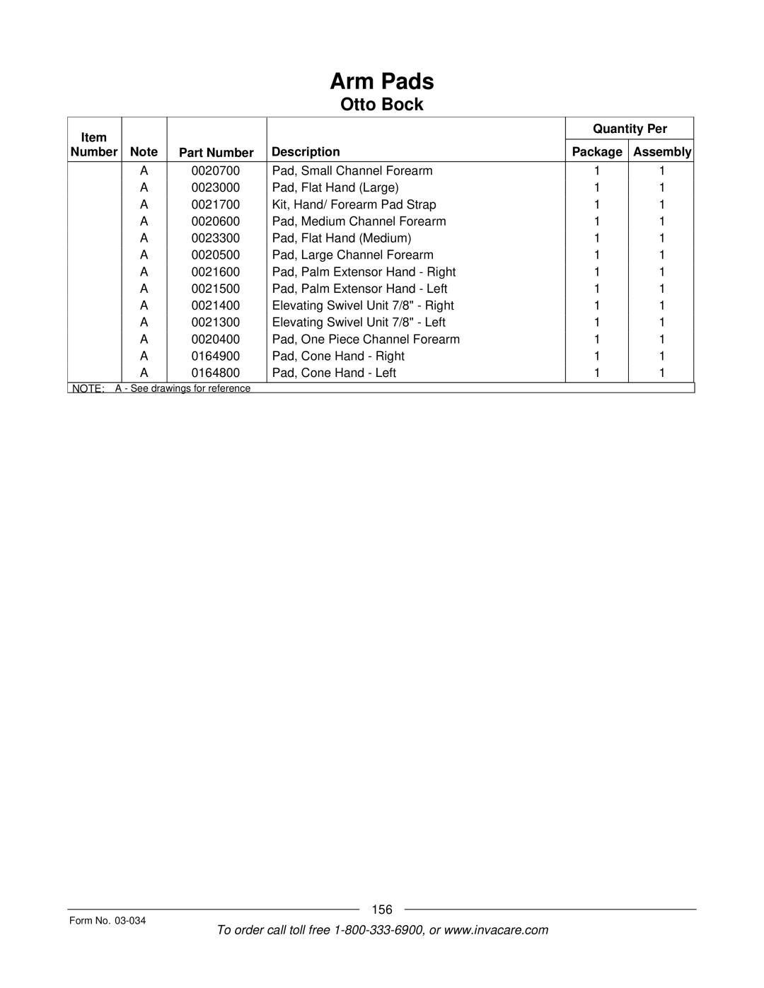 Invacare Storm Series manual 156 