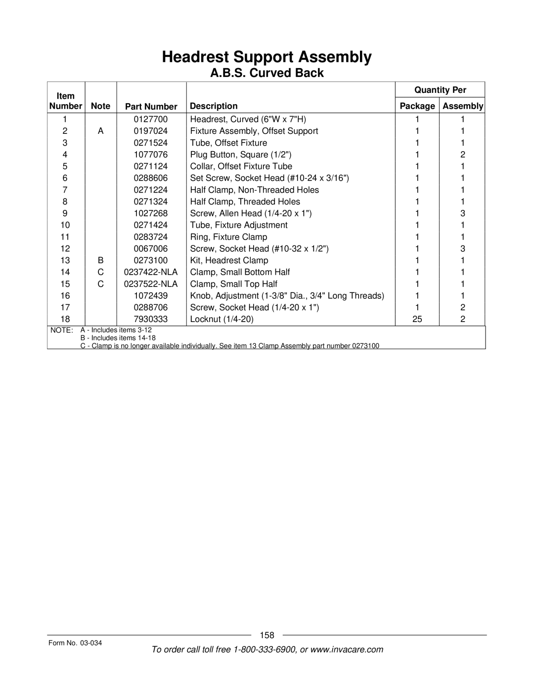 Invacare Storm Series manual 158 