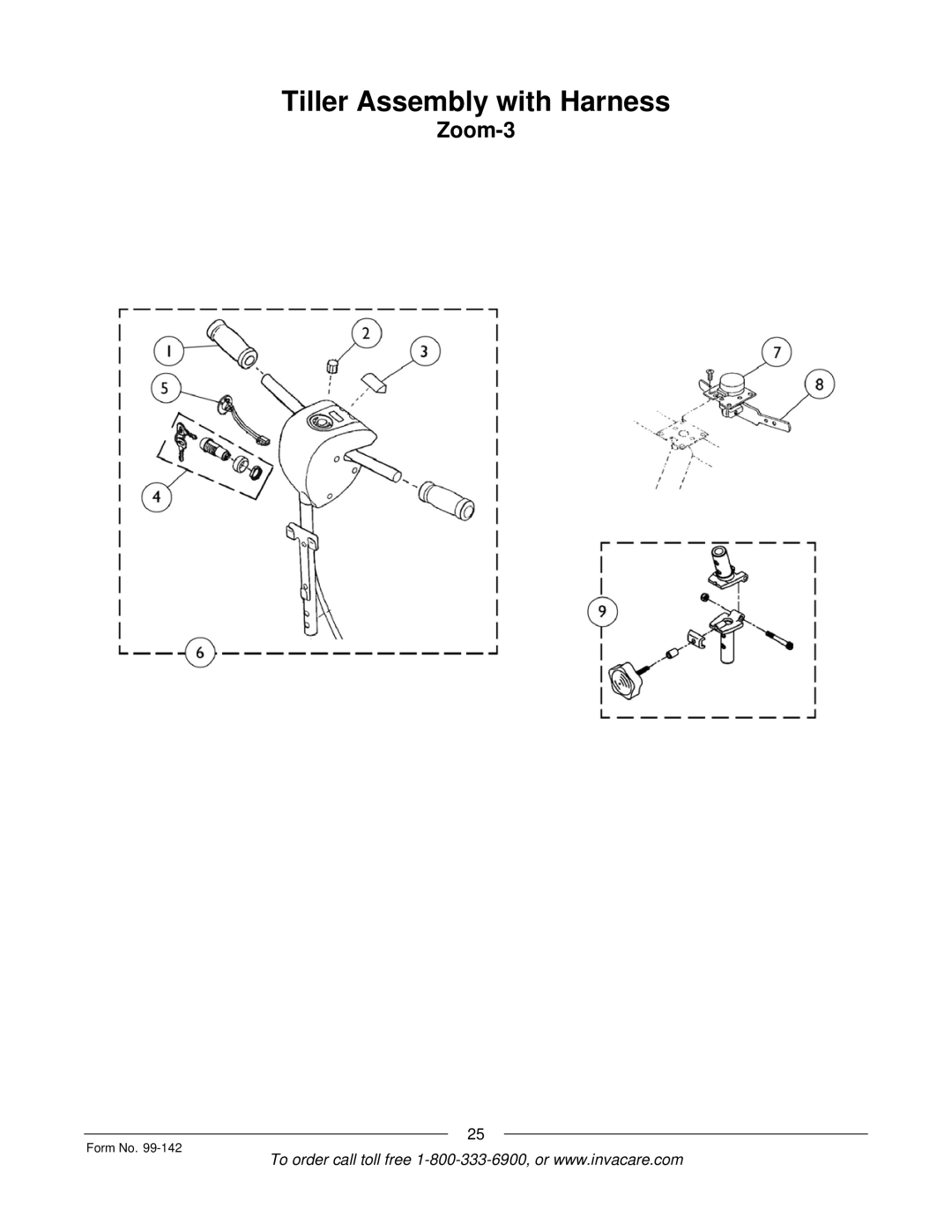 Invacare SX3P manual Zoom-3 