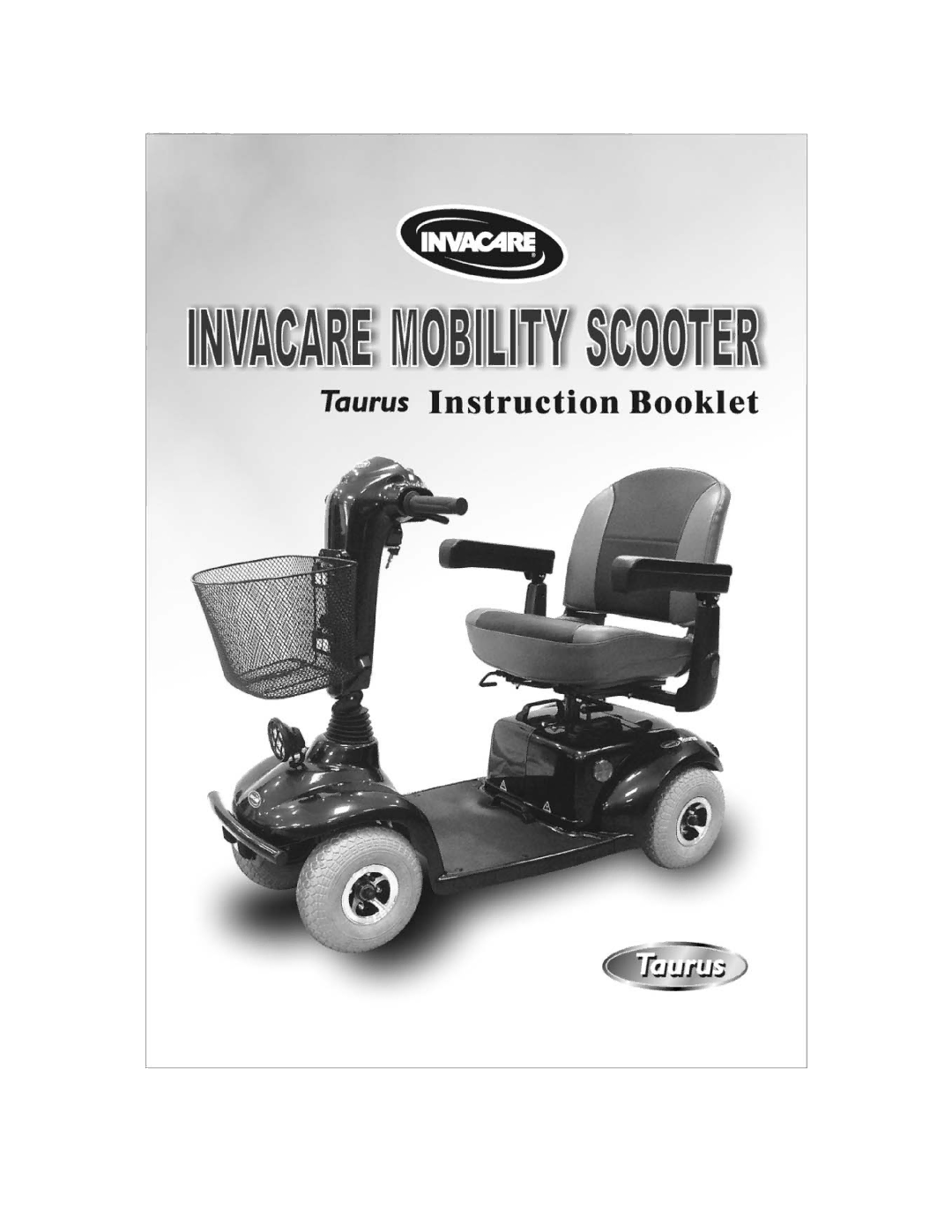 Invacare Taurus manual 