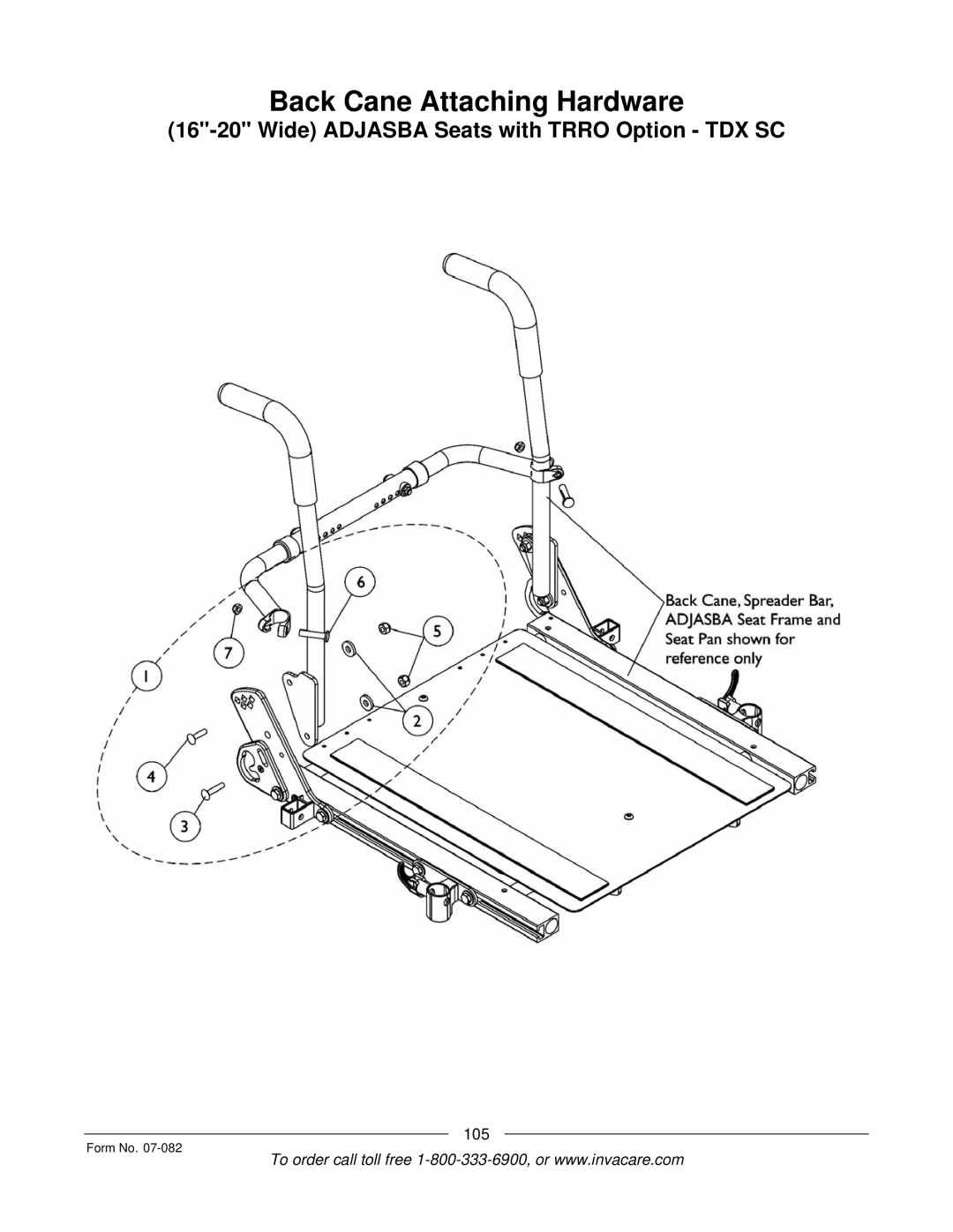 Invacare manual Wide Adjasba Seats with Trro Option TDX SC 