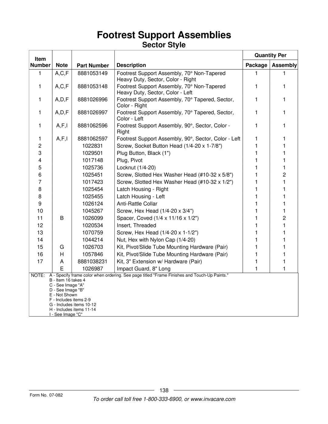 Invacare TDX SC manual 138 