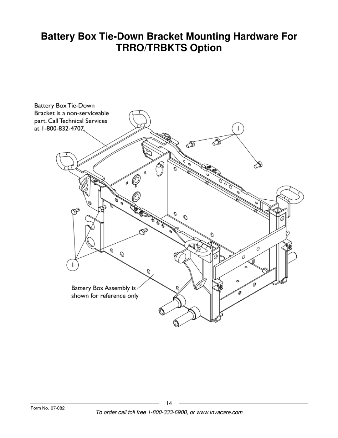 Invacare TDX SC manual Form No 