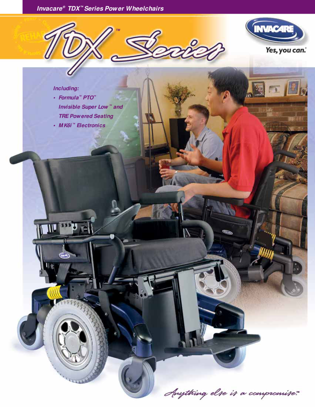 Invacare manual Invacare TDX Series Power Wheelchairs 