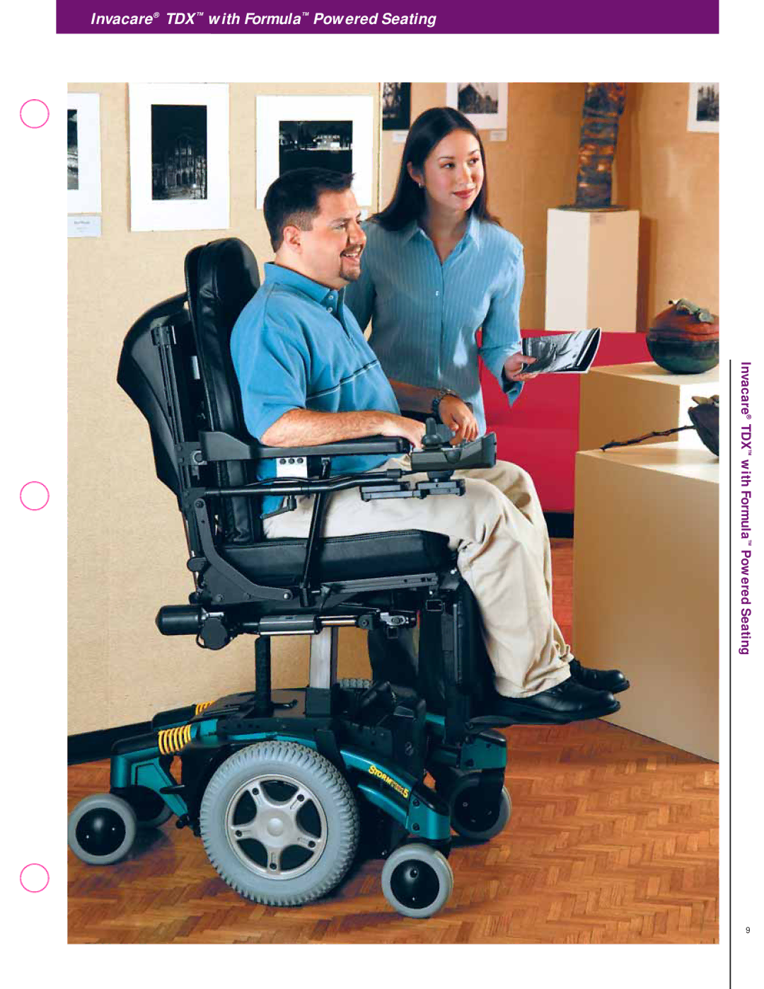 Invacare TDX Series manual Invacare TDX with Formula Powered Seating 