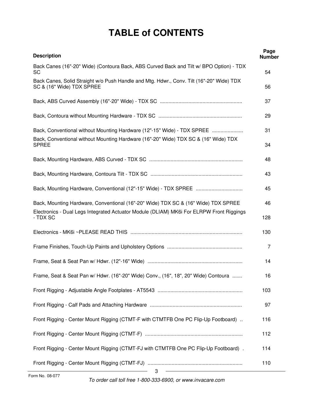 Invacare TDX SPREE manual Spree 