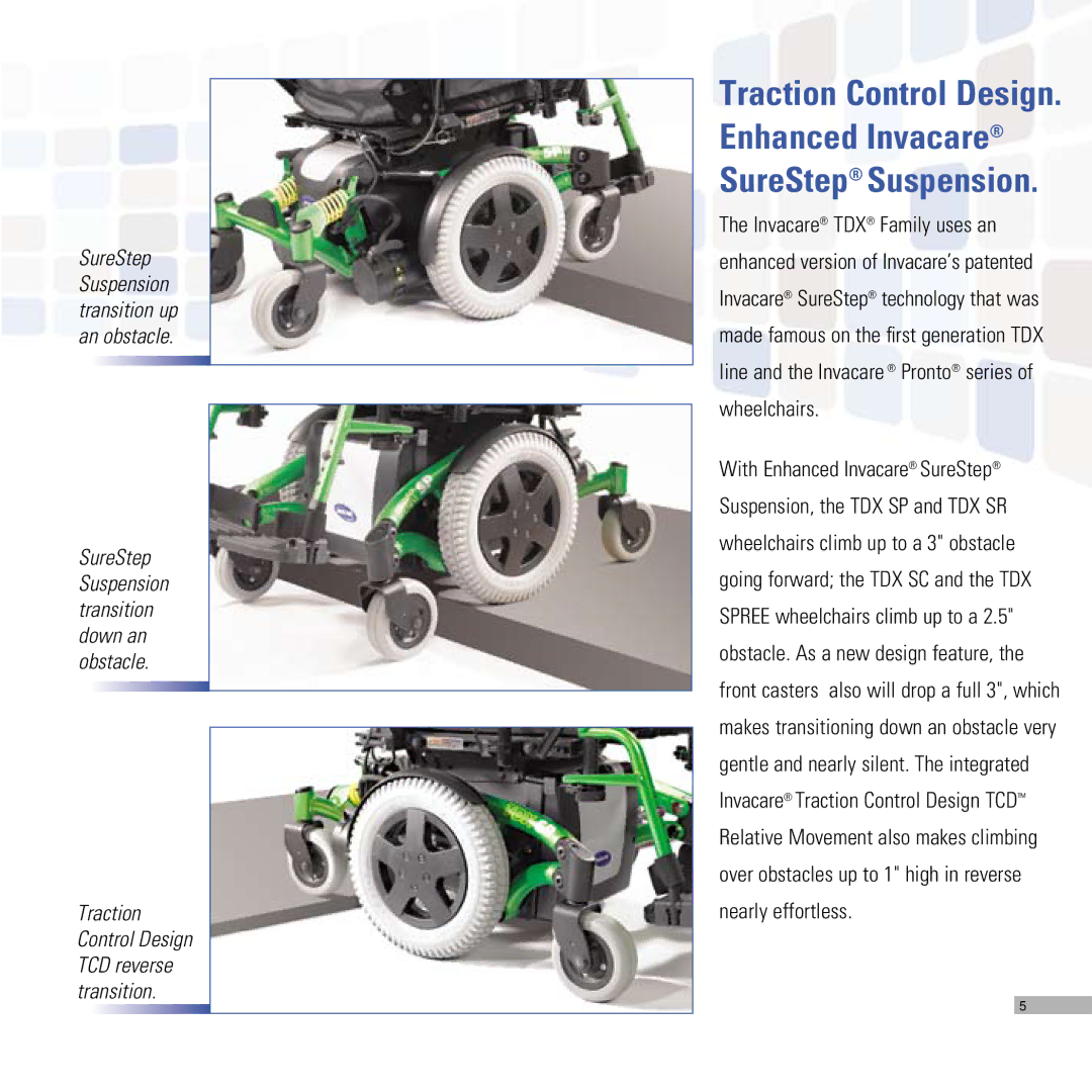 Invacare TDX SPREE, TDX SR, TDX SC manual Enhanced Invacare, SureStep 