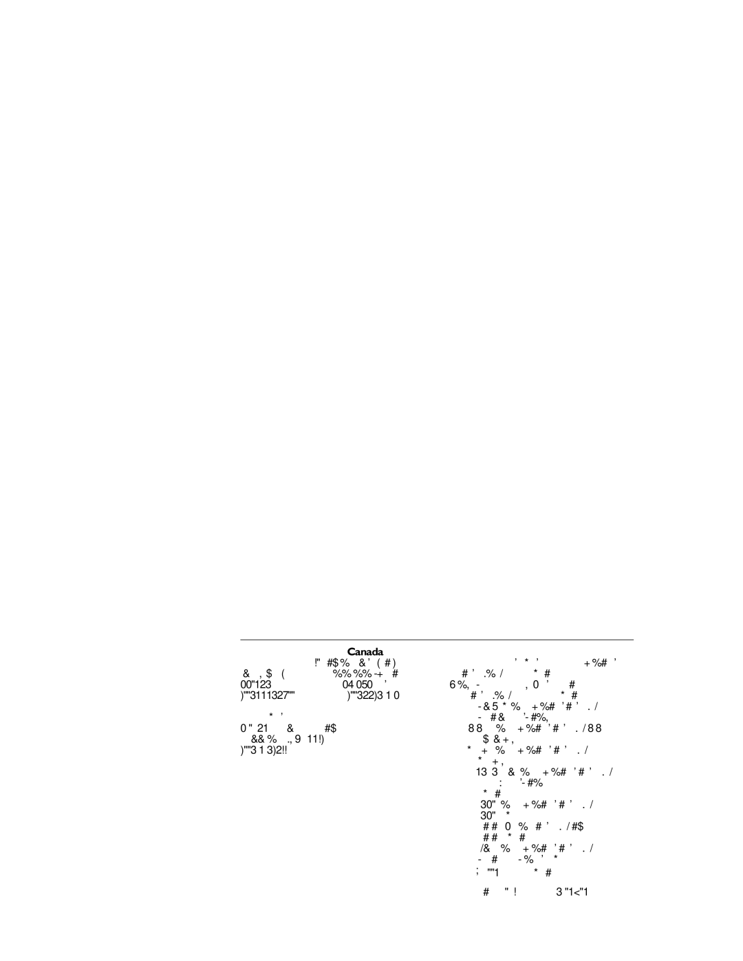 Invacare TerminatorTM SS manual Canada 