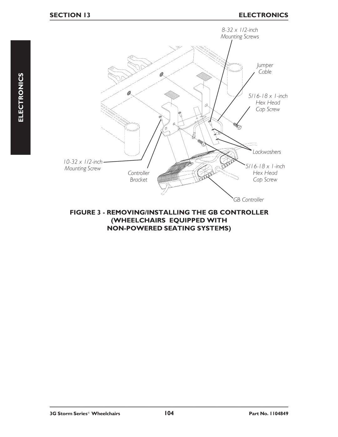 Invacare Arrow RWD, Torque SP RWD, Ranger X RWD service manual GB Controller 