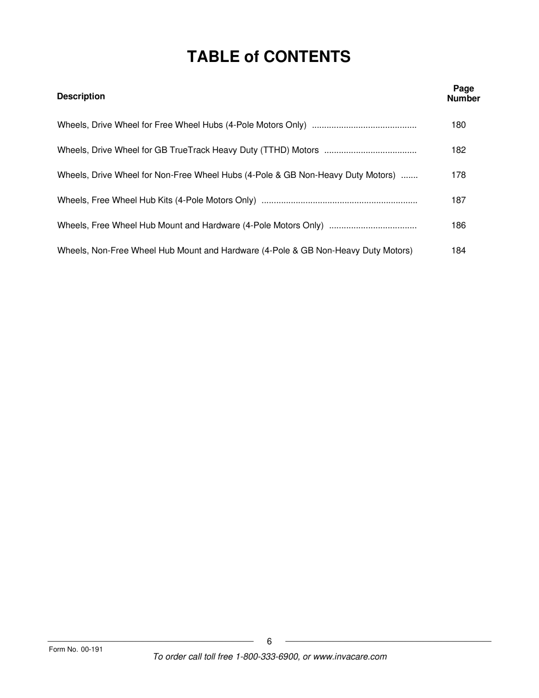 Invacare TorqueTM 3, TorqueTM SE, TorqueTM SP, Ranger XTM, Arrow manual Table of Contents 