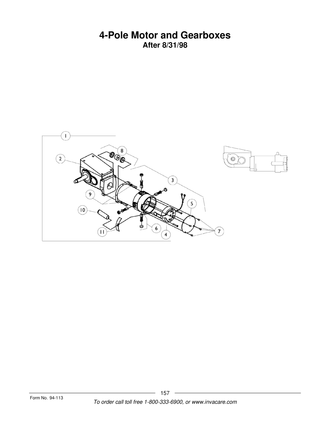 Invacare TorqueTM manual After 8/31/98 