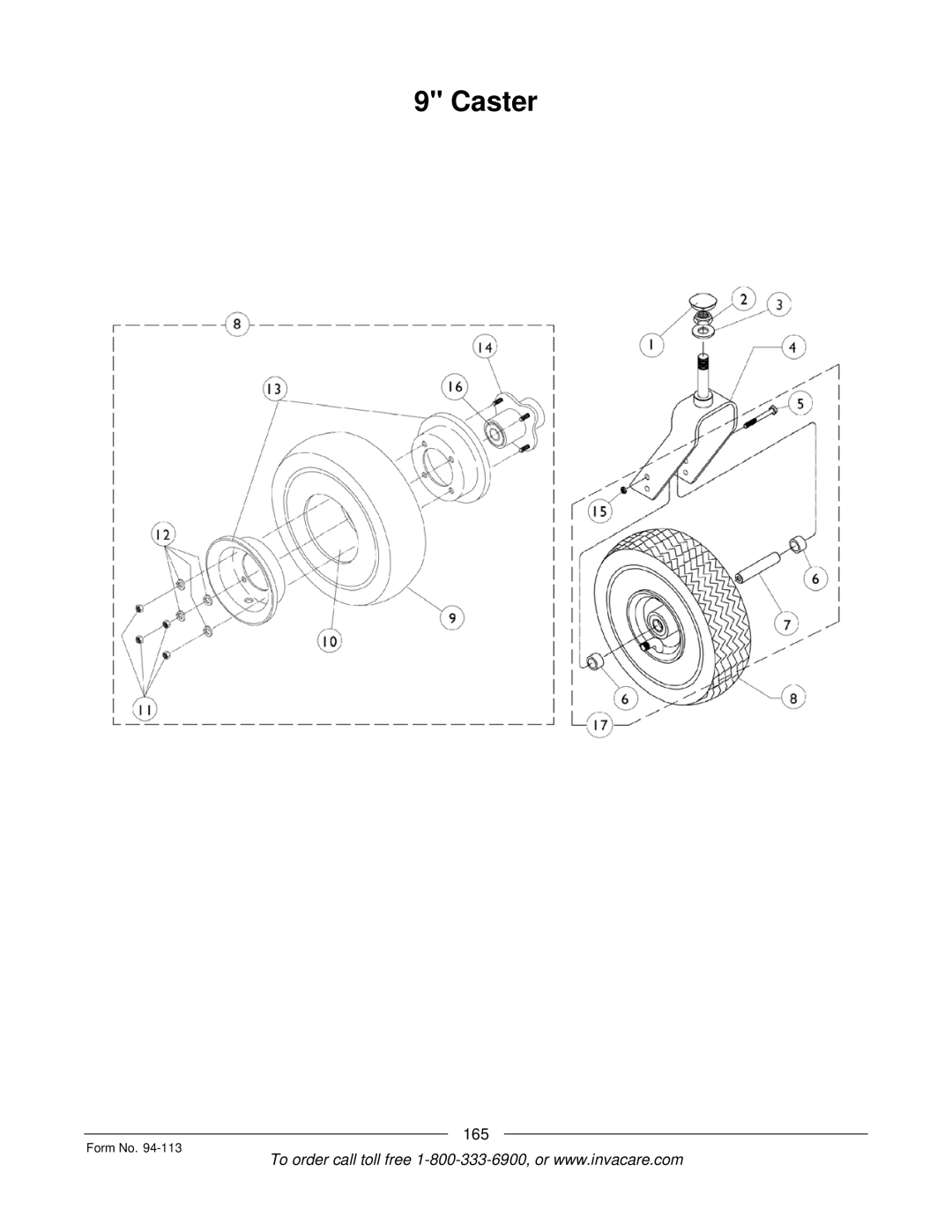 Invacare TorqueTM manual 165 