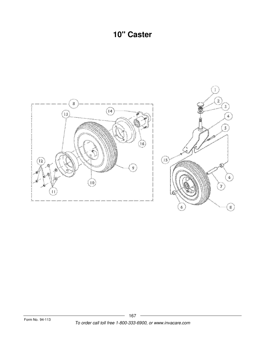 Invacare TorqueTM manual 167 